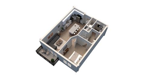 the griffin apartments royalty free 3d model preview no. 1 at Kendall Park Too, Columbus, OH 43220