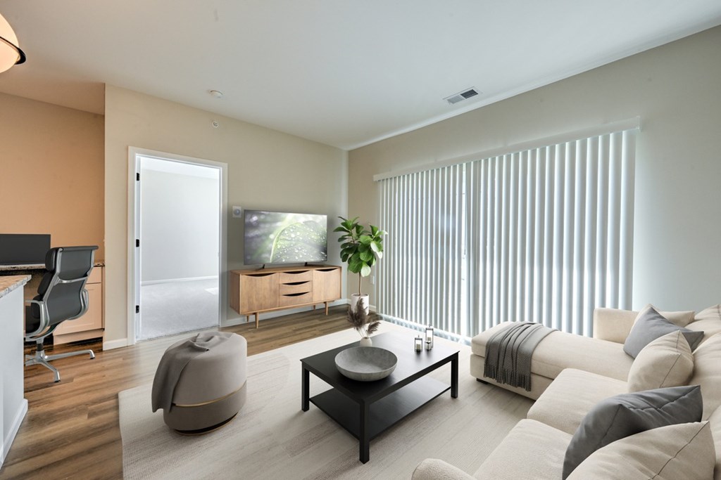 A Modern Living Room at Fairmont Apartments, Westerville, 43081