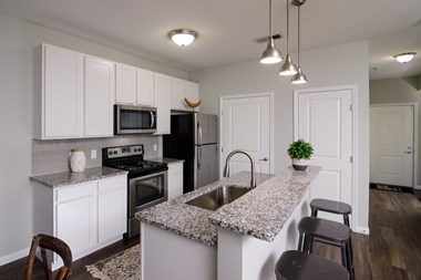 Bright Kitchen at Kendall Park  Apartments in Columbus Ohio 43220