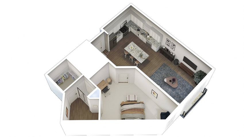 1 Bed 1 Bath D