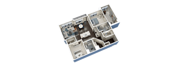 3 Bed 2 Bath C3 Floor Plan at Fairfax, Grandview, OH