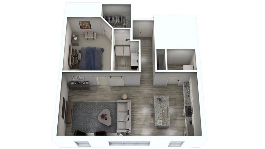 1 Bed 1 Bath M