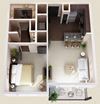 1 bedroom 1 bathroom floor plan 1 bedroom 1 bathroom floor plan at Taylor House, Ohio