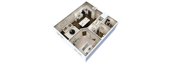 A2 Floor Plan at Essex, Columbus, OH