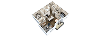 C Floor Plan at Essex, Columbus, Ohio