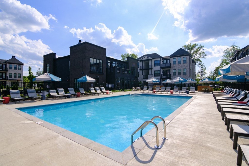 the swimming pool at the grove resort  spa at Dalton, Ohio