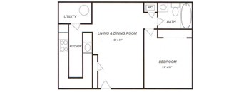 1 Bed / 1 Bath