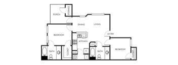 Two Bedroom Two Bath
