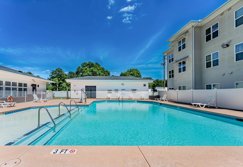 our apartments have a large pool for residents to enjoy