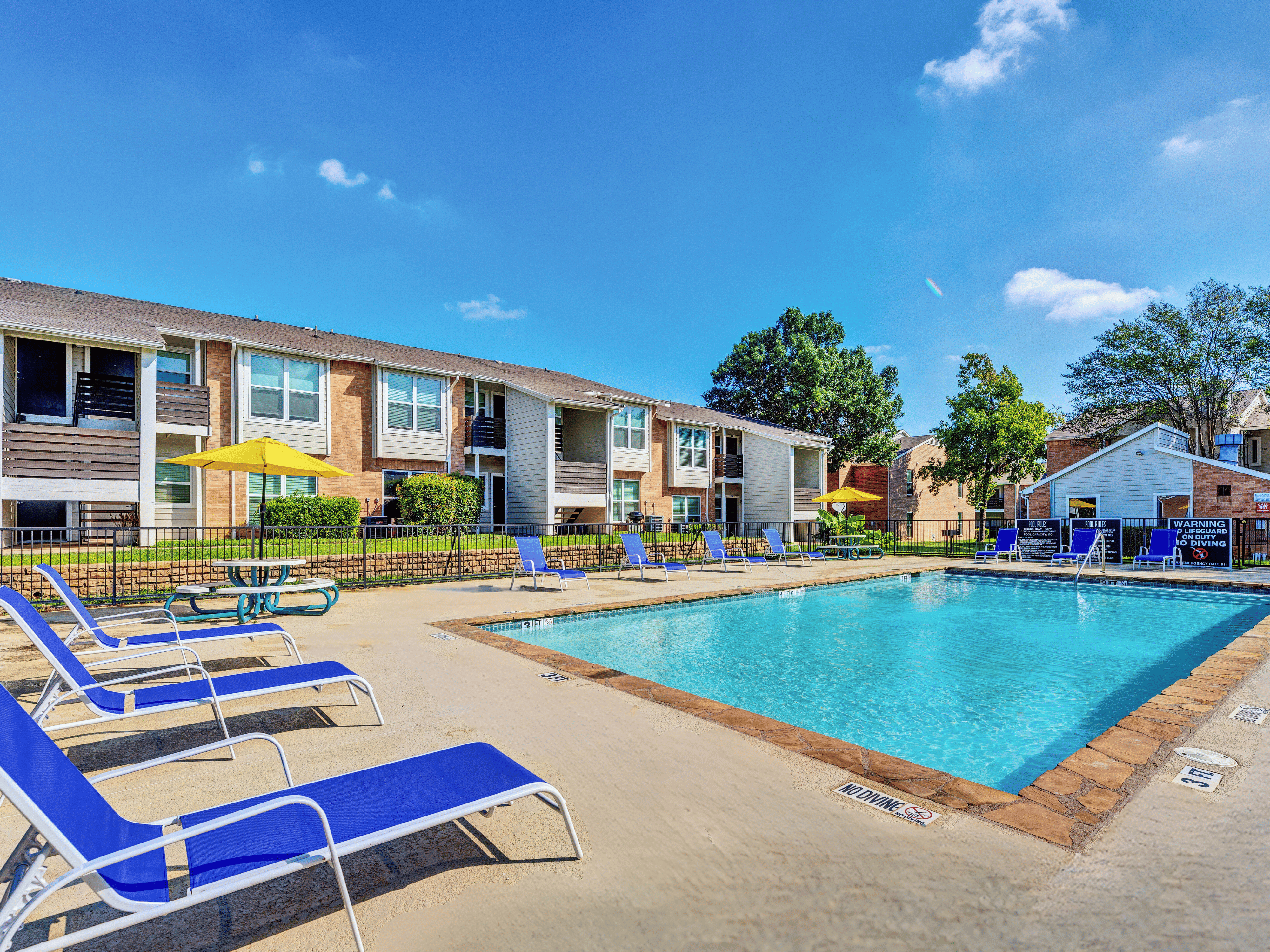 Swimming Pool at Hillcrest Apartments, Euless