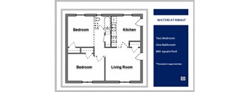 Waters at Ribaut Two Bedroom Flat