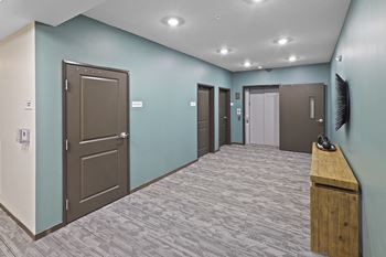 Elevator lobby area