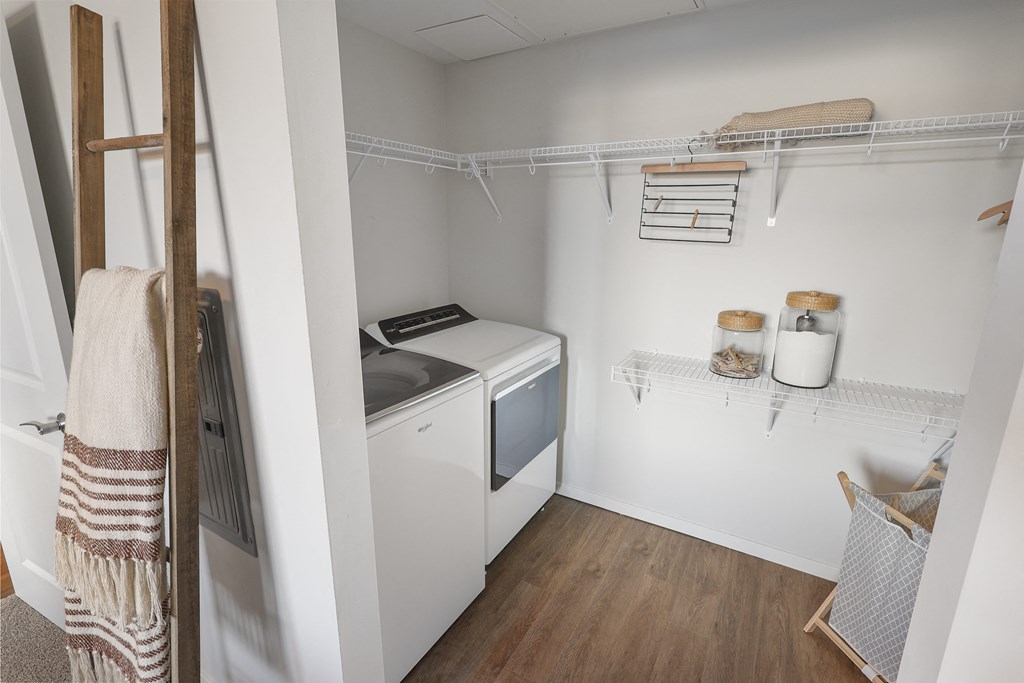 in-unit washer and dryer at Aurora Vista