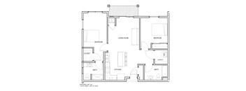 Two Bedroom Two Bathroom