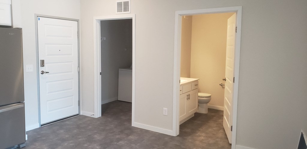 Bath and laundry room