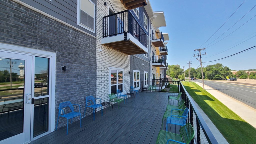 Patio off of community room