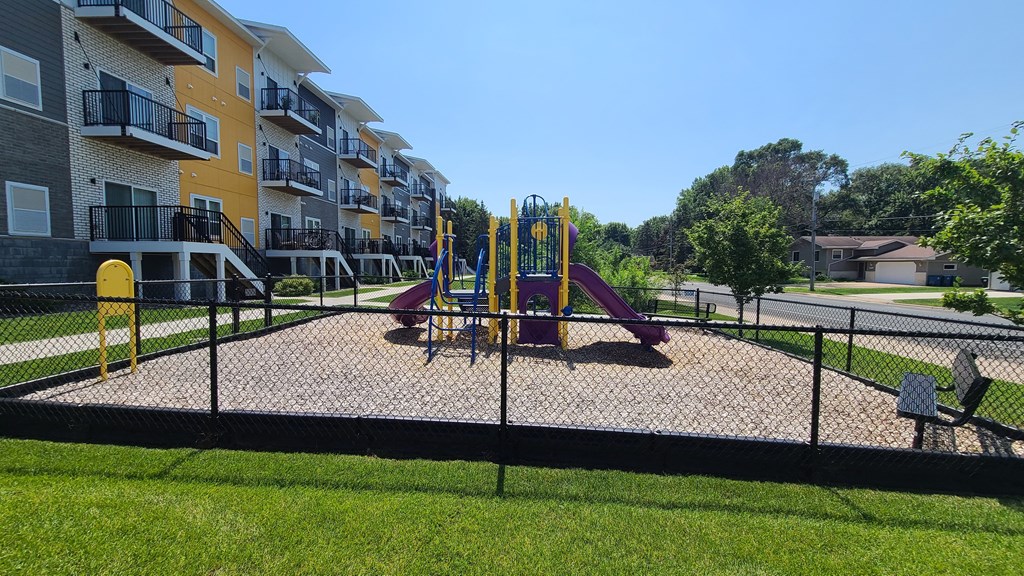 fenced in playground