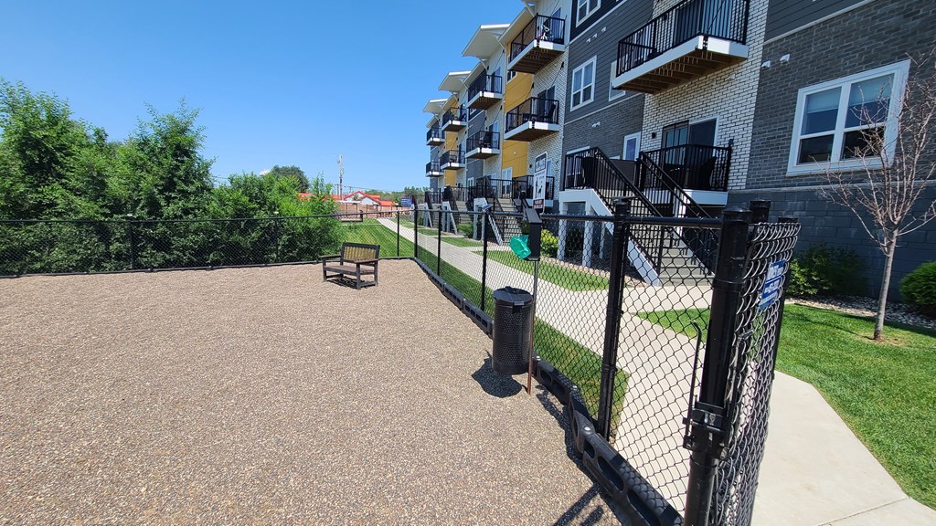 dog park with fenced in area