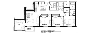 3 Bedroom + DEN 2 Bathroom