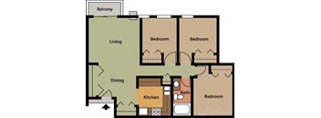 3 Bedroom 1 Bath