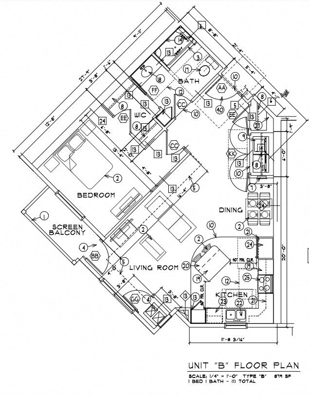 a schematic of a building with a blueprint of a floor plan