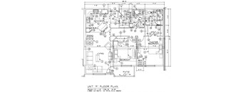 a drawing of a floor plan of a house