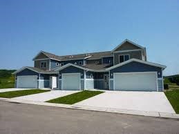 Front of the Townhomes