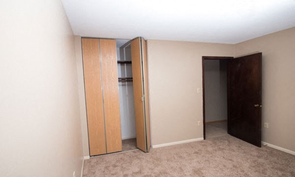 Bedoom with large closet