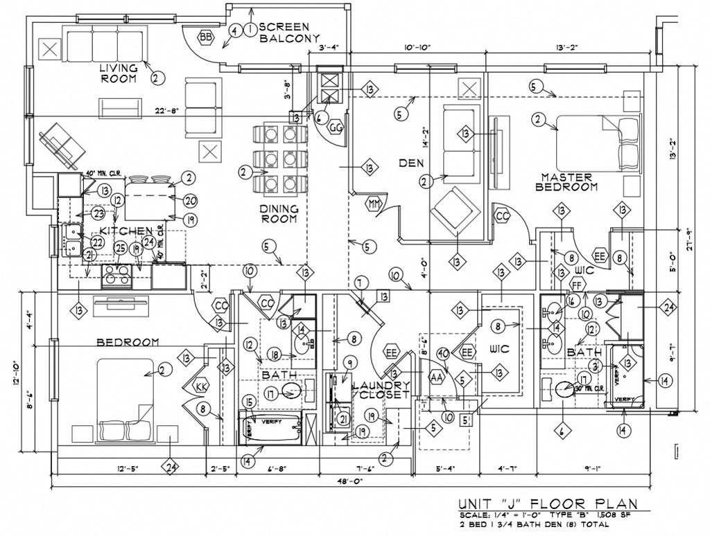 a drawing of a floor plan of a house
