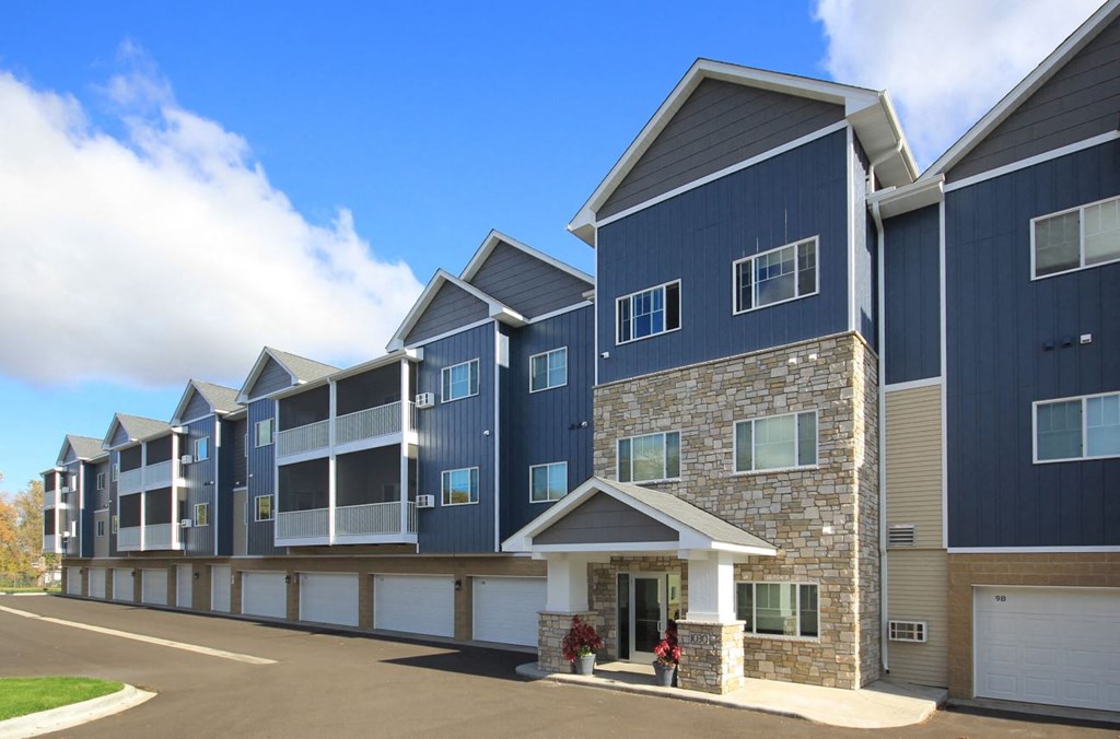 the facade of a building with geometric shapes on it