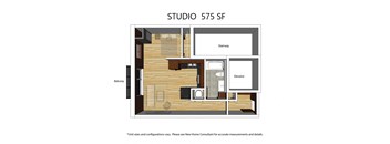 Studio Floor Plan