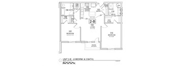 the floor plan of the second level of the house