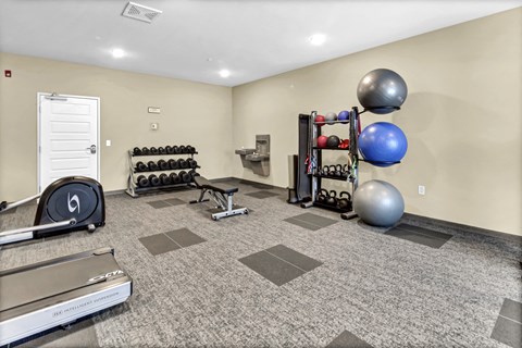 the preserve at ballantyne commons fitness room