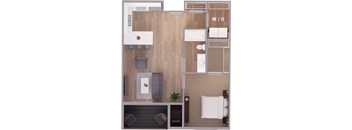 One Bed One Bath 782 sq ft