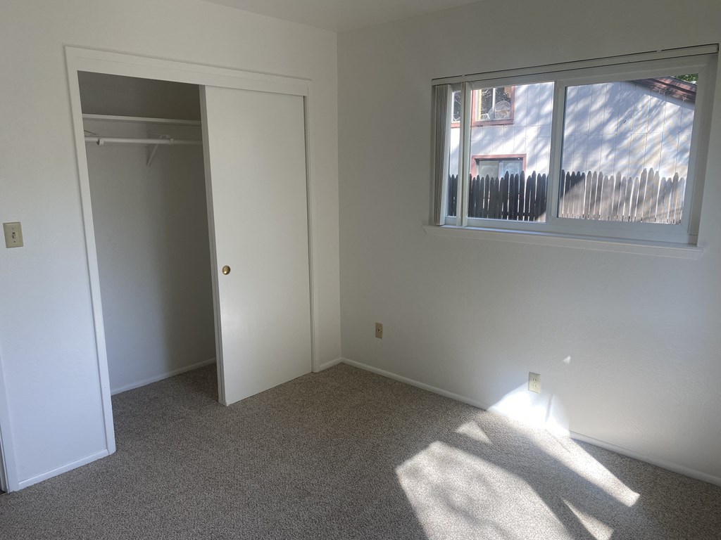 Bedroom View with Closet
