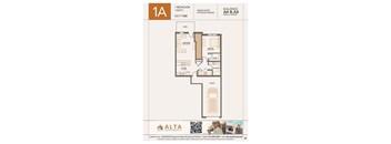 1A Floorplan at Alta Apartments, Pewaukee, WI