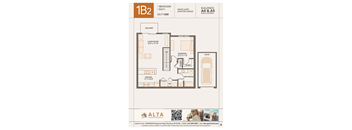 1B2 Floorplan at Alta Apartments, Pewaukee, 53186