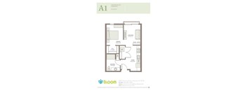 A1 Floorplan at Bloom, Monona