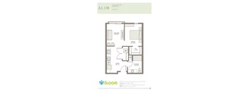 A11M Floorplan at Bloom, Monona