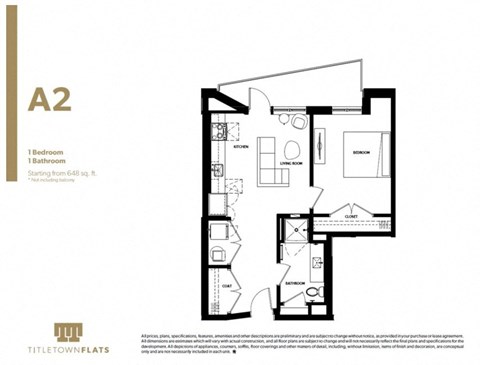 a2 floor plan | station a apartments | denver, co