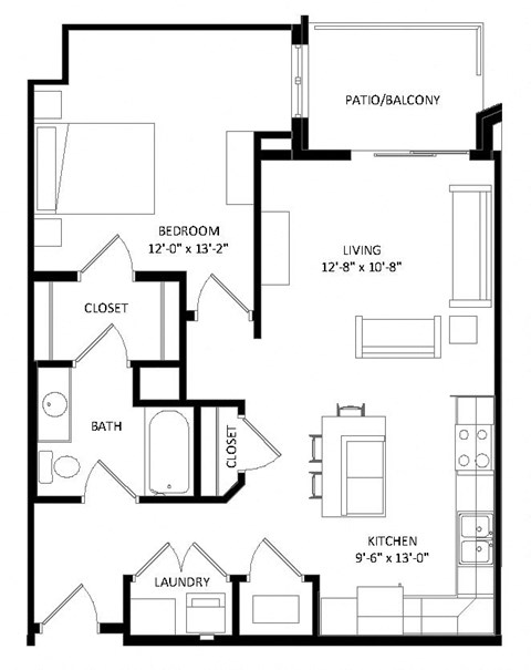 A4 Floor Plan at Two Points Crossing, Wisconsin