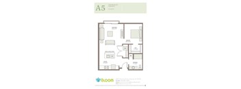 A5 Floorplan at Bloom, Monona, 53716