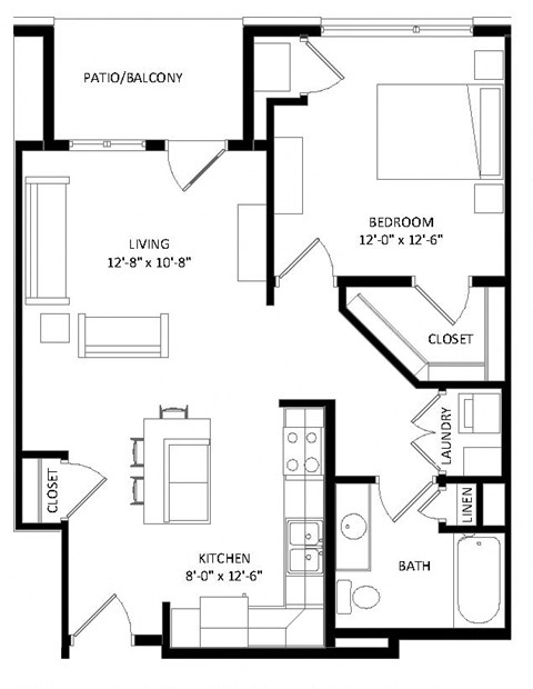 A5 Floor Plan at Two Points Crossing, Wisconsin, 53593