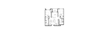 E - ADA Floor Plan at Two Points Crossing, Wisconsin