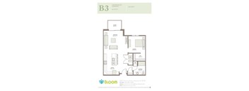 B3 Floorplan at Bloom, Wisconsin