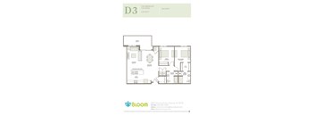 D3 Floorplan at Bloom, Monona