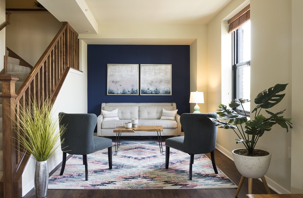 Modern Art Deco Living Room at Grand Wisconsin, Milwaukee, 53203