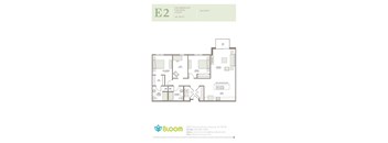 E2 Floorplan at Bloom, Monona, 53716