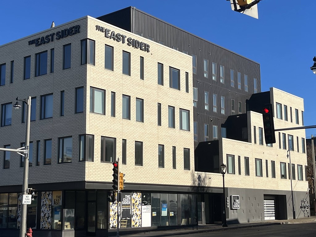 A building with the name East Sider on it.