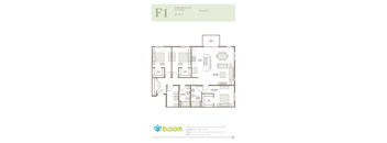 F1 Floorplan at Bloom, Monona